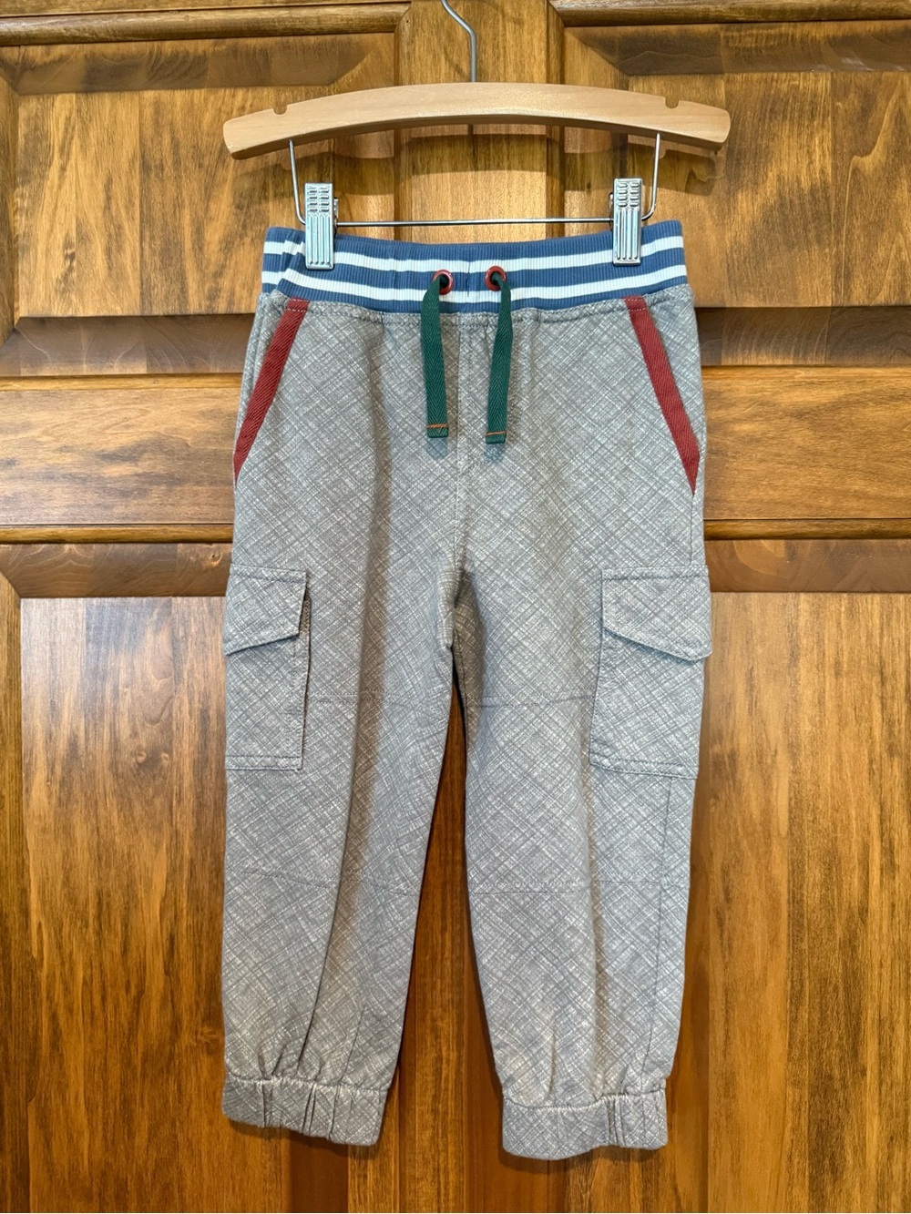 Matilda Jane & Joanna Gaines Boy’s Cargo Jogger Pants with Striped Waistband